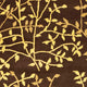 Safavieh Soho Soh733C Floral Rug, Brown/Multi, 6'0"x6'0" Square