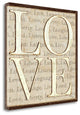 "L Is For Love" By Pela, Giclee Print on Gallery Wrap Canvas, Ready to Hang