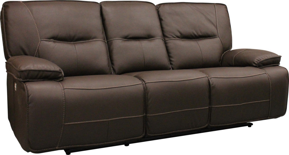 Spartacus Black Power Reclining Sofa and Two Recliners