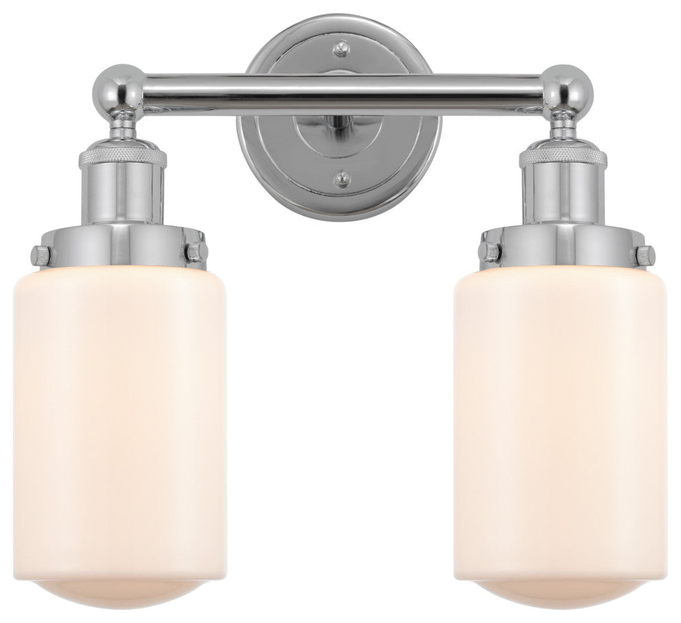 Dover 2-Light 15.5" Bath Vanity-Light Polished Chrome