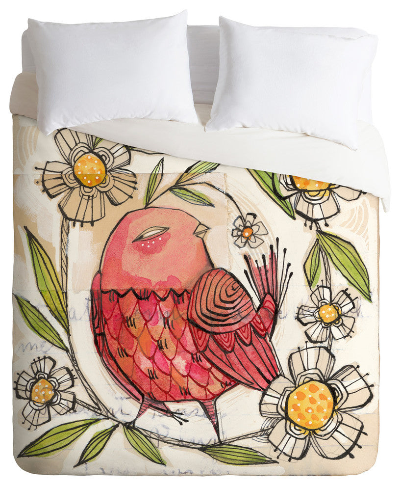 Deny Designs Cori Dantini Not A Turkey Duvet Cover - Lightweight