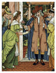 "Beauty and the Beast - Greetings" Digital Paper Print by Walter Crane, 26"x34"