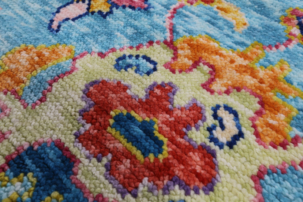 Handmade Turkish Oushak Wool Rug 9' 3" X 12' 0" - Q16087