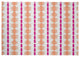 Watercolor Stripe Spring Chenille Rug, Orange-Orchid, 5'x7'