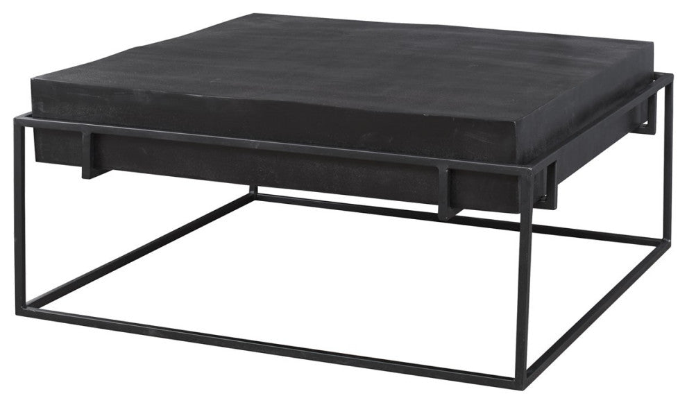 Uttermost Telone Modern Black Coffee Table 25111