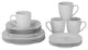 Simply White 16-Piece Square Dinnerware Set