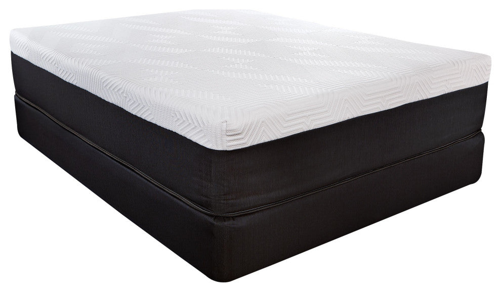 14" Hybrid Lux Memory Foam And Wrapped Coil Mattress Twin