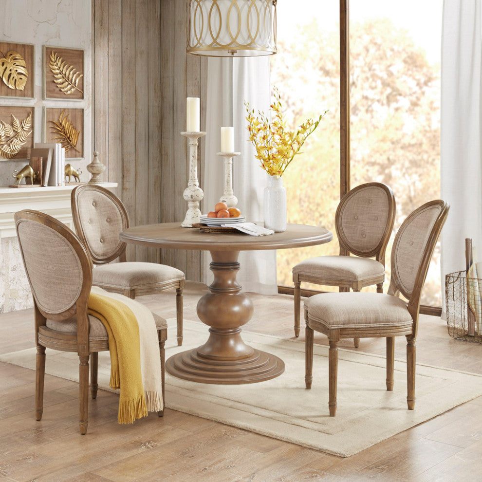 Madison Park Wood  Mid-century Modern Dining Table, Reclaimed Walnut, Dining Table