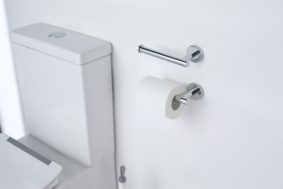 Elizabeth Wall Mounted Toilet Paper Holder in Chrome (Set of 2)