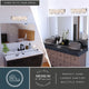 Elsa Capiz Shell 4-Light Vanity Satin Nickel