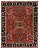 Serapi One-of-a-Kind Hand-Knotted Area Rug Red, 8'1" x 10'1"