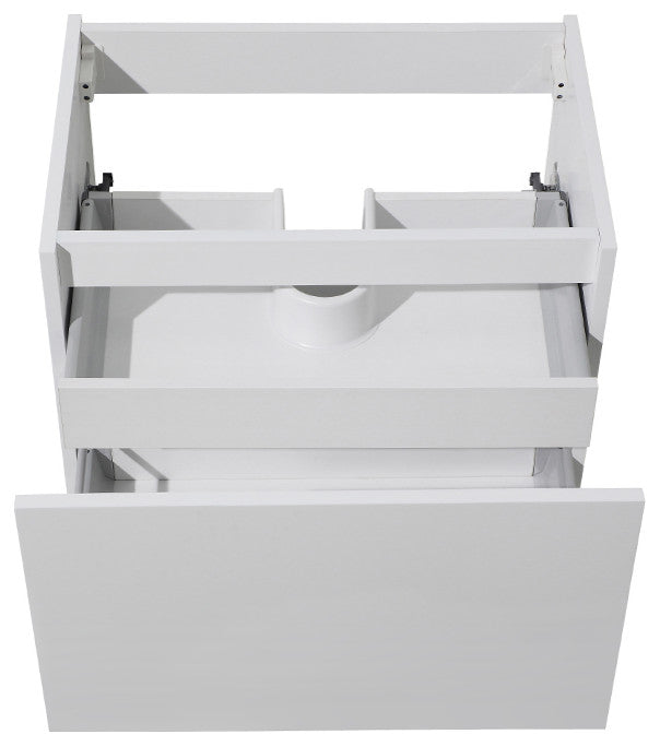 Fresca Mezzo 30" White Wall Hung Cabinet