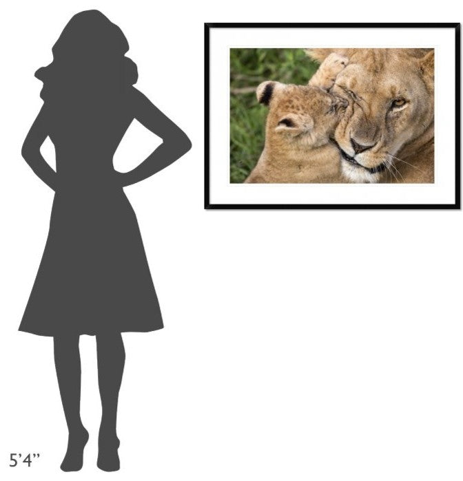 "Mother Love" Framed Digital Print by Alessandro Catta, 38"x28"