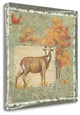 "Deer On Green" By Anita Phillips, Giclee Print on Gallery Wrap Canvas