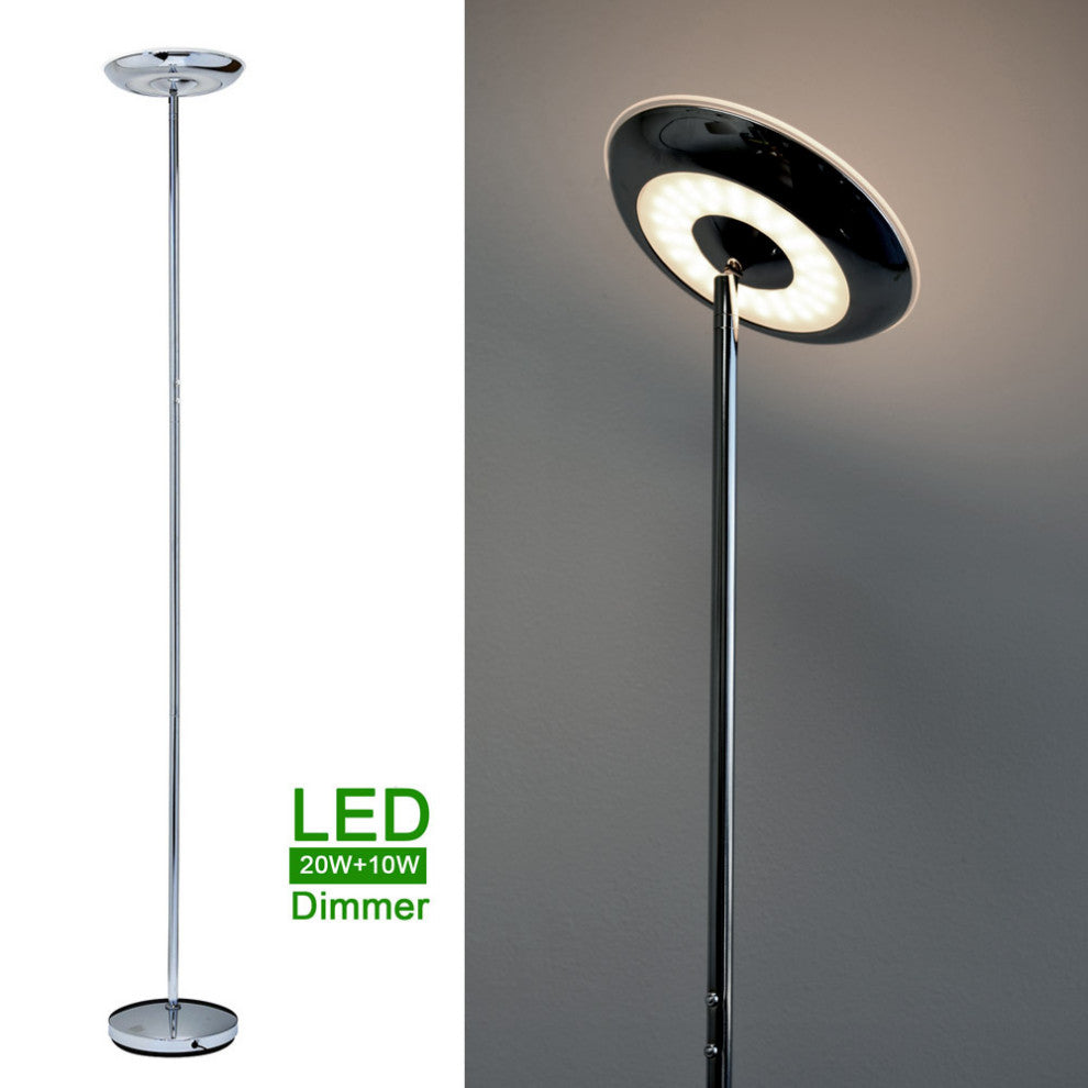 UFO  30W High Bright Up and Down Dimmable LED Torchiere Floor Lamp