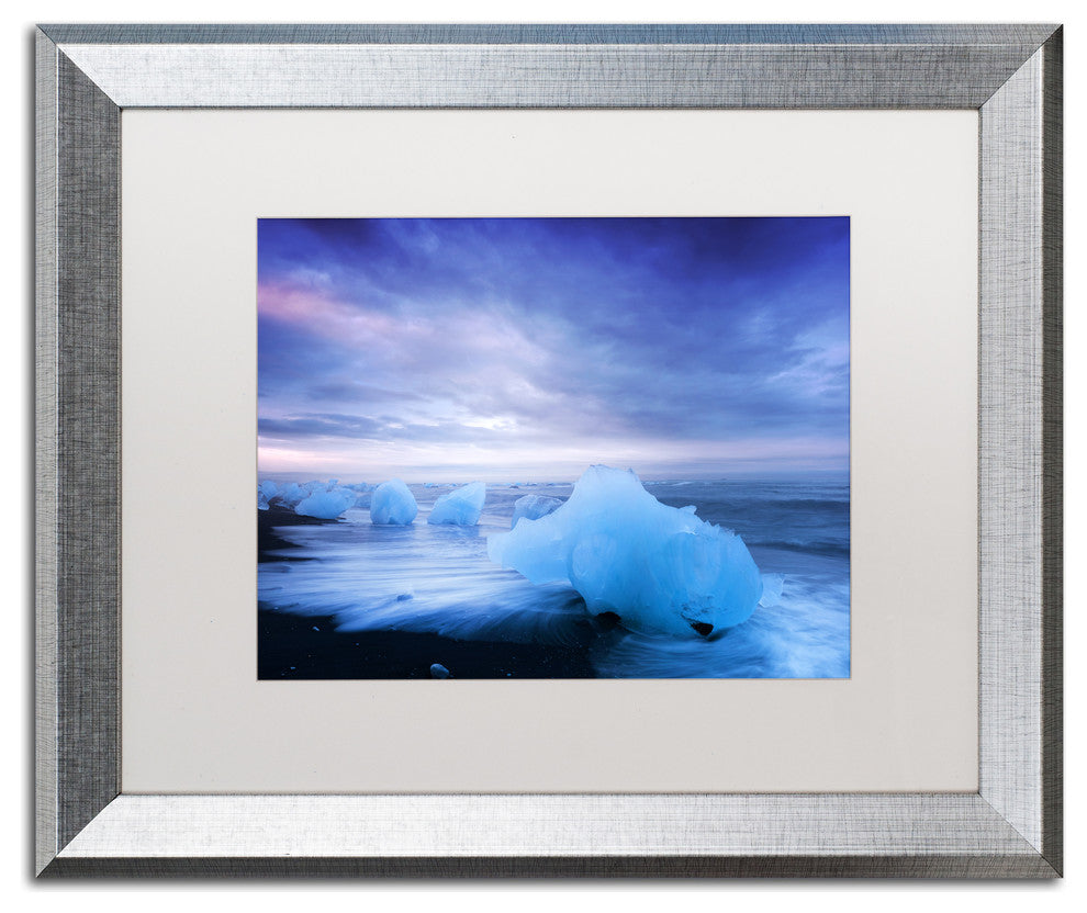 Philippe Sainte-Laudy 'Blue Collection' Matted Framed Art