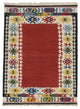 New Handwoven Turkish Kilim Rug 6' x 7' 11", 72 in. x 95 in.