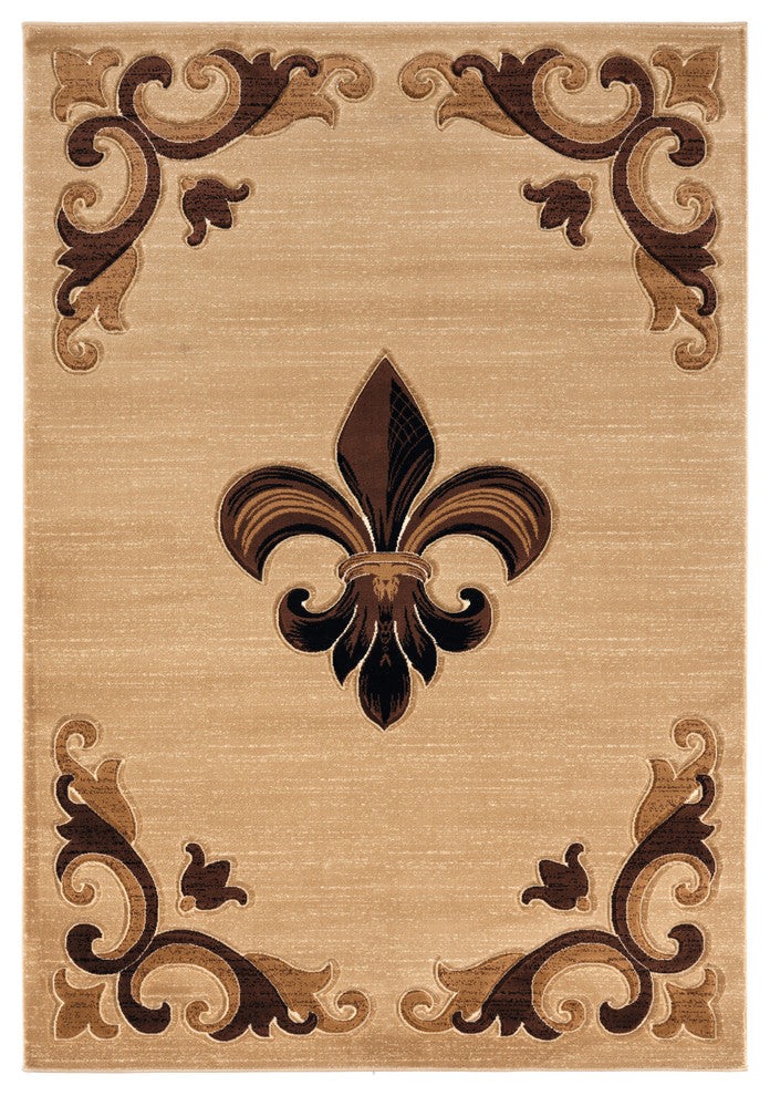 United Weavers Bristol Barnsley Beige Area Rug 7'10x10'6