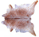 Pergamino Brown Salt And Pepper Cowhide Rug, Large