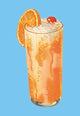 Orange Fizz - Gallery Wrapped Canvas Art 28" x 42"