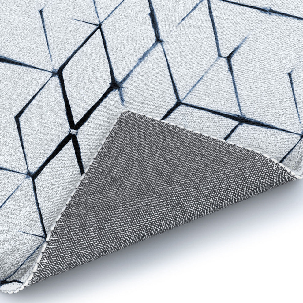 becky Bailey Shibori Diamonds Area Rug