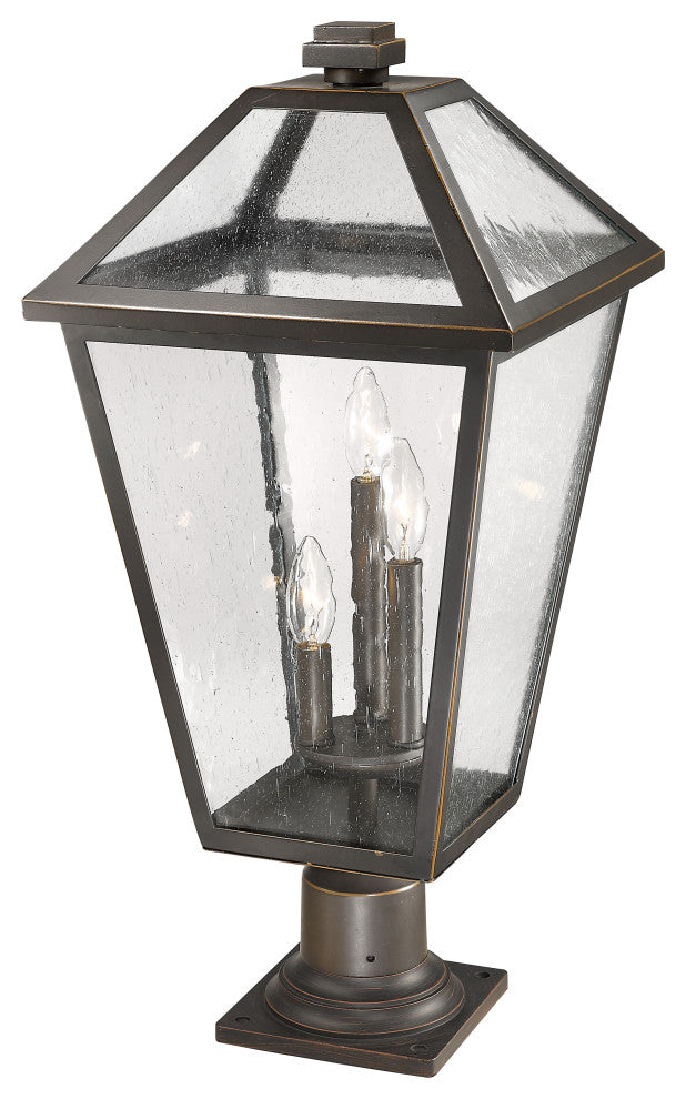Zlite 579PHXLR-533PM-ORB 3-Light Outdoor Pier Mounted Fixture, Seedy