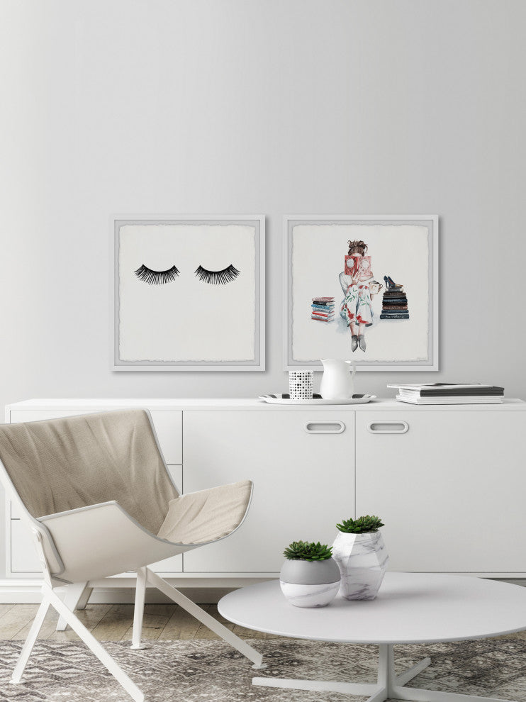 Model to Be Diptych, 2-Piece Set, 18x18 Panels