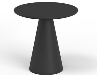 Bazaar Pedestal Dark Gray Outdoor Pub Table