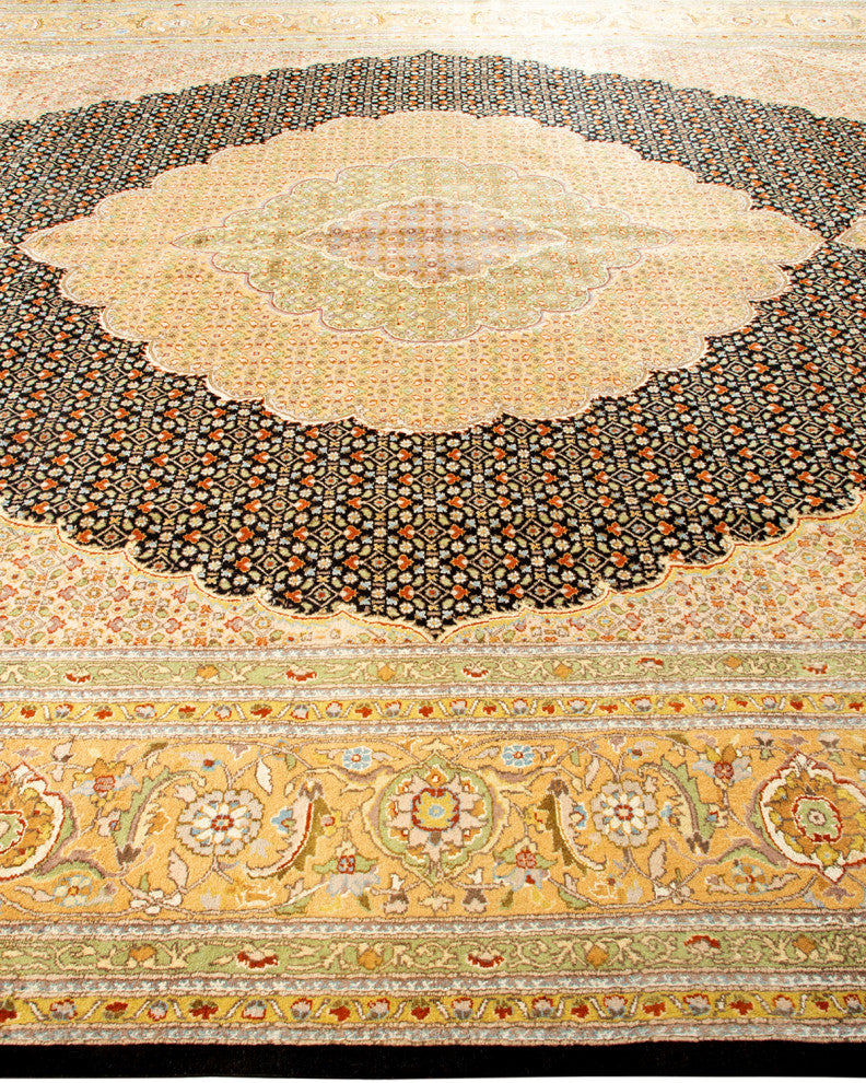 Mogul, One-of-a-Kind Hand-Knotted Area Rug Black, 10' 2 x 14' 10