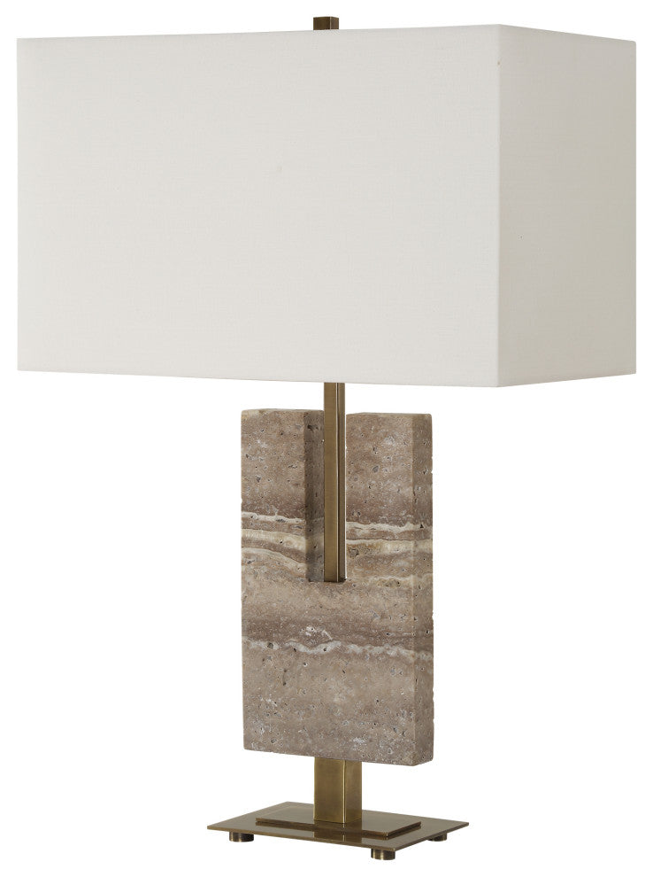 Uttermost Turning Point Travertine Table Lamp