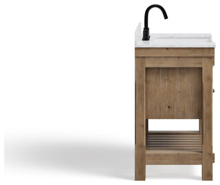Bosque Bath Vanity, Weathered Fir, 30", Single Sink, Farmhouse, Freestanding