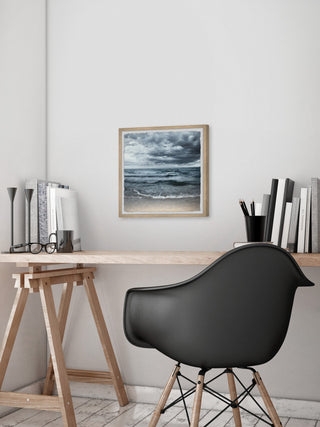 "Overcast Skies" Framed Painting Print, 12x12