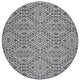 KAS Provo 5780 Black Quinn Area Rug, 7'10" Round