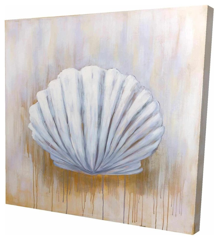 Feston Shell, Fine Art Gallery Wrapped Canvas, 24"x24"