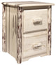 Montana Collection 2-Drawer File Cabinet, Ready to Finish