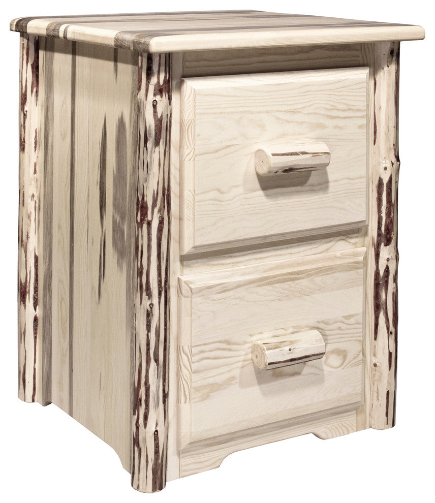 Montana Collection 2-Drawer File Cabinet, Ready to Finish
