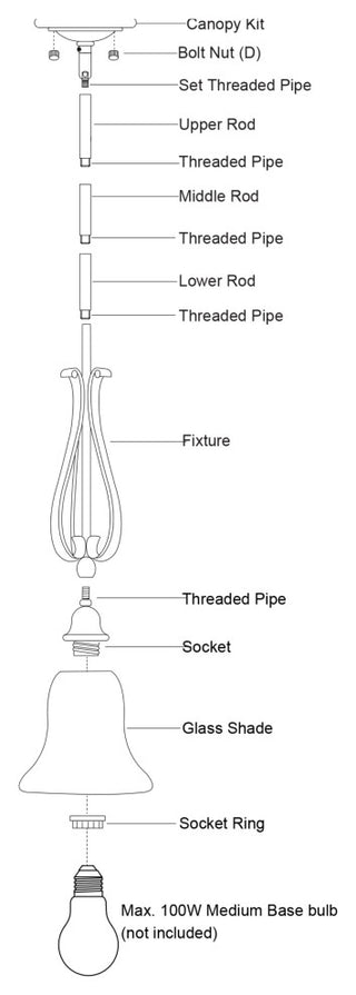 Monrovia 9" Mini Pendant Light, Oil Rubbed Bronze
