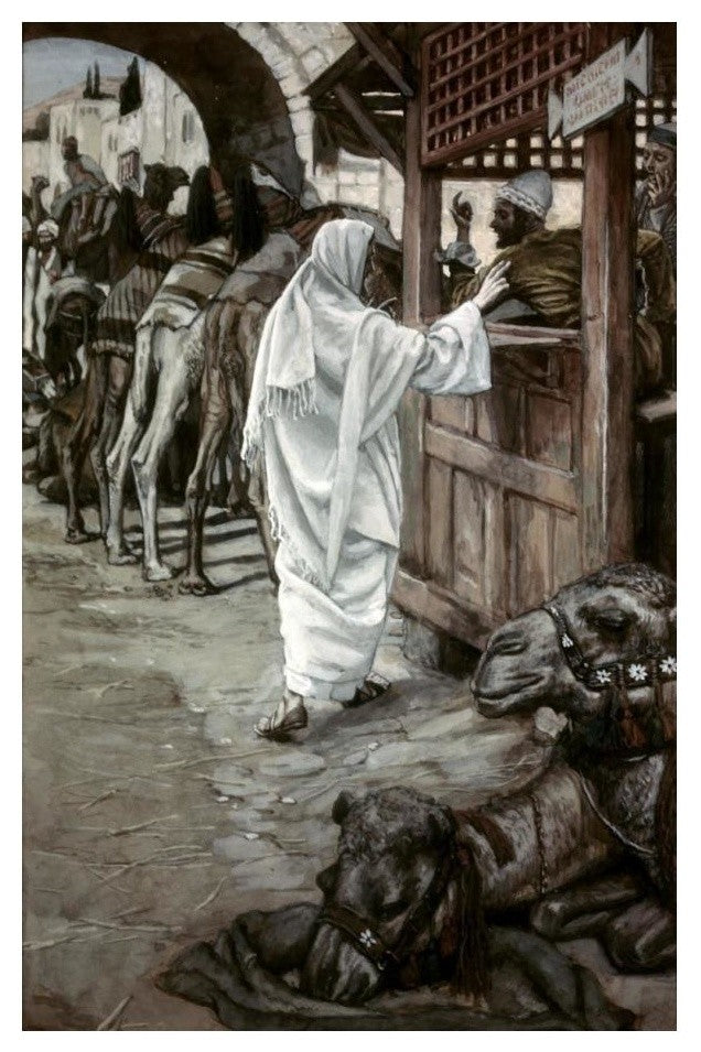 "Calling of Matthew" Digital Paper Print by James Tissot, 16"x24"