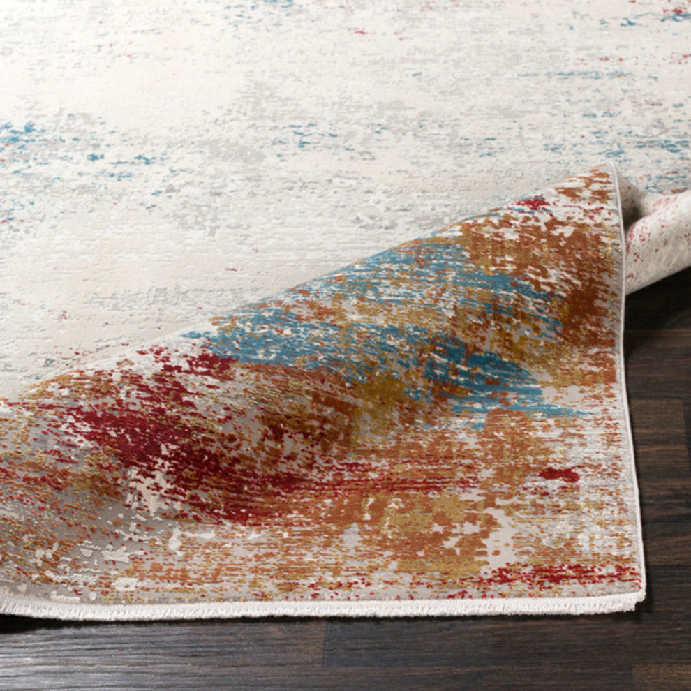 Machine Woven Solar Rectangle Area Rug SOR-2303, 9''6"x13''