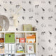 Animals Peel and Stick Vinyl Wallpaper, 24"w X 108"h