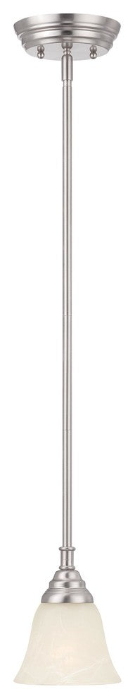 Kendall Mini Pendant, Satin Platinum
