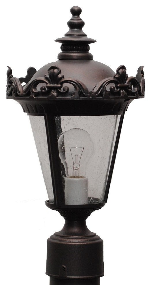 Parisian Elegance Post Mount, Old Iron