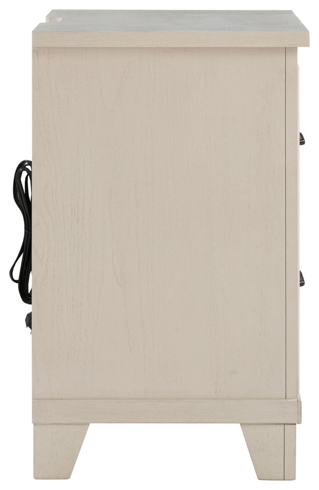 Montauk Weathered White Nightstand