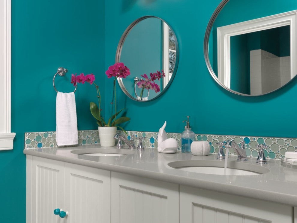 Delta Cassidy 2 Handle Widespread Faucet, Less Handles, Chrome, 3597LF-MPU-LHP