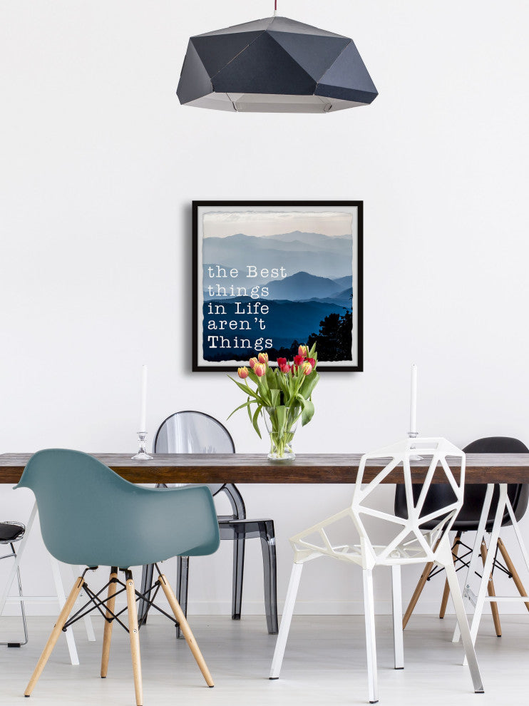 "Best Things in Life" Framed Painting Print, 12x12