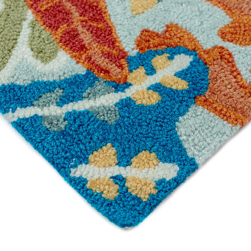 Ravella Ocean View Indoor/Outdoor Rug Blue, Blue, 8'3"x11'6"