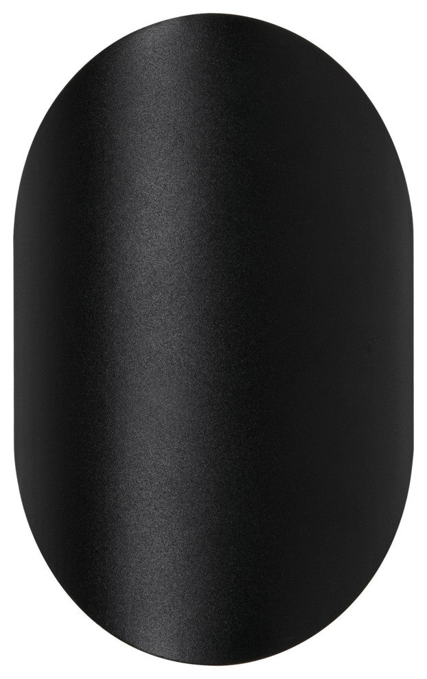 Remy 7" Outdoor LED Wall Sconce, Black