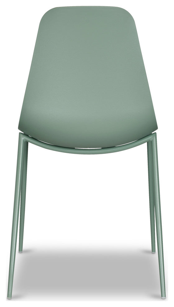 Poly and Bark Isla Chair, Pistachio Green, Set of 4