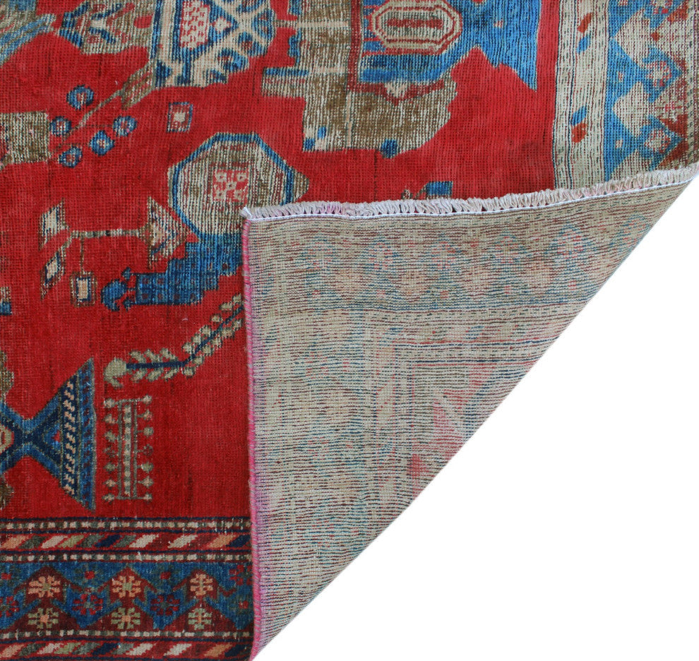 Semi Antique Xiomara Red Rug, 5'0x5'11