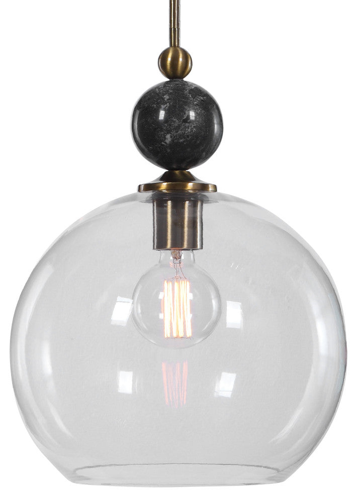 Uttermost Mendota 1-Light Glass Pendant